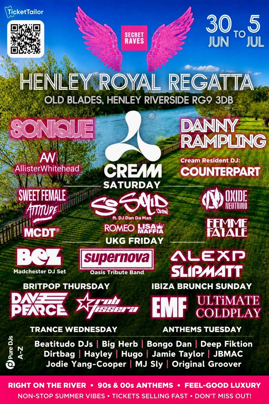 Henley Royal Regatta lineup poster